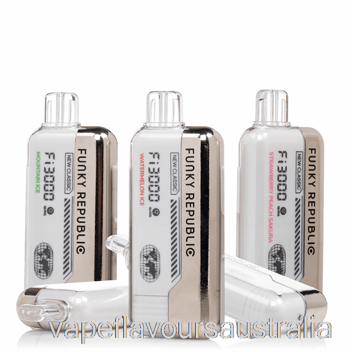 Vape Nicotine Australia Funky Republic Fi3000 Disposable Apple Watermelon